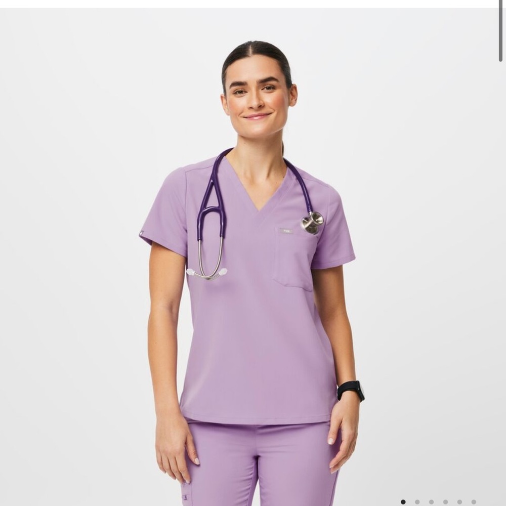 Figs Women's Top in Lavender